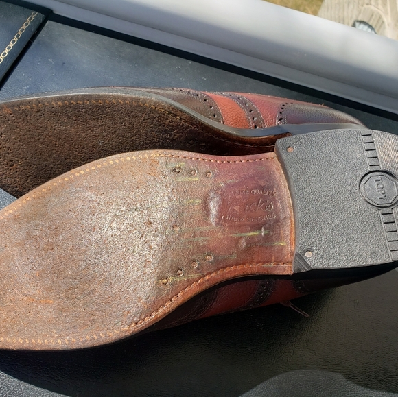 Dack's shoes U-wing zebu grain oxfords sz 11.5 - Picture 5 of 10